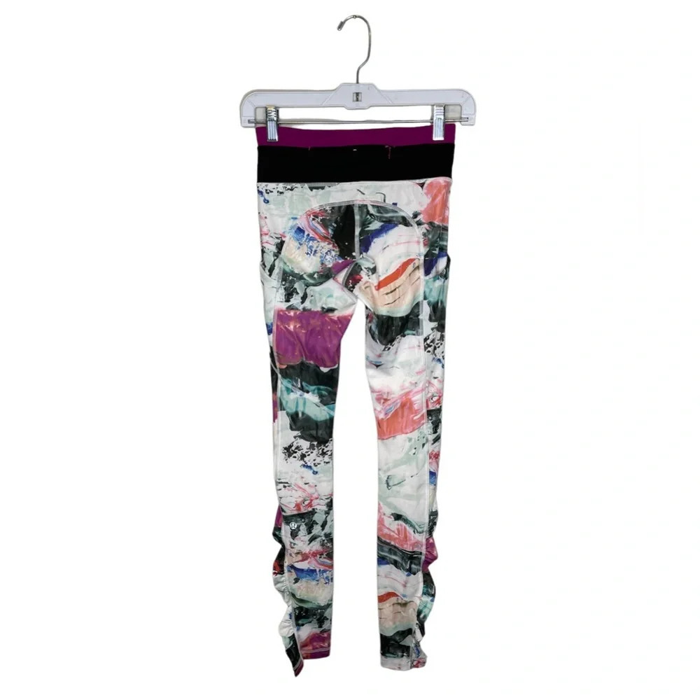 Lululemon Speed Tight III Full On Luxtreme Thigh Pockets Pigment Size 2 - Picture 2 of 8